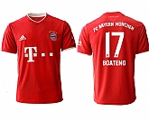 2020-21 Bayern Munich 17 BOATENG Home Thailand Soccer Jersey,baseball caps,new era cap wholesale,wholesale hats